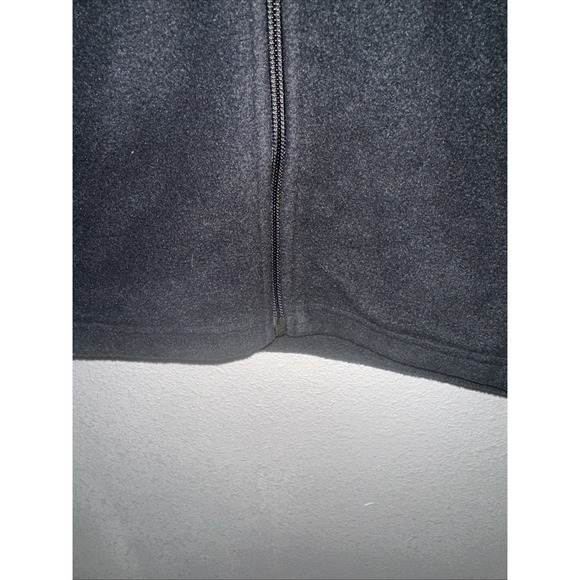Columbia Black Fleece Full Zipper Jacket High Collar‎ Zip Size L - Picture 6 of 10
